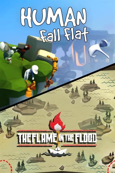 Human: Fall Flat + The Flame in the Flood Bundle cover